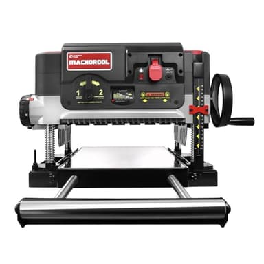 FINDBUYTOOL 13-Inch Thickness Planer with Helical Cutterhead - 2.5HP Motor, 2-Speed (21/12 FPM), 40 Carbide Inserts, Precision Depth Adjustment, Dust Port, LED Light- Professional Woodworking Tool
