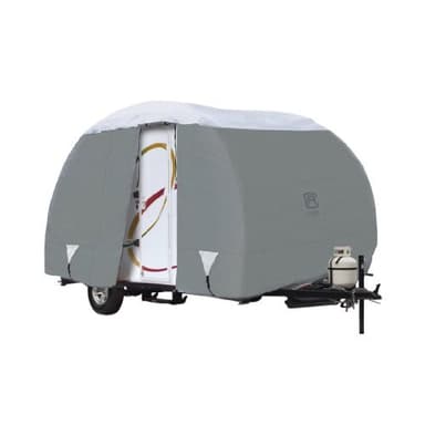 Classic Accessories 80-200-161001-00 PolyPro 3 R-Pod Trailer Cover - 18'9" to 20' , Gray