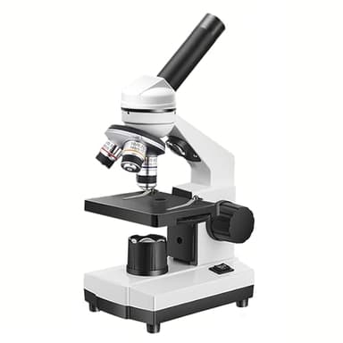 sino optical Adult and Student Compound Microscope - 40X-2000X High-Power Biological Microscope, with Dual LED Lighting, Suitable for School Laboratories and Home Education