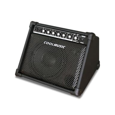 Coolmusic Drum Amplifier 30W, Wireless Electric Drum Speaker Keyboard Amp with 3-Band EQ and DI Out