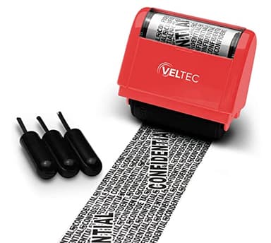 Identity Theft Protection Roller Stamp