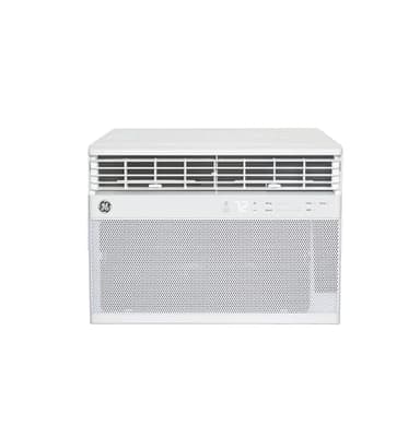 GE Window Air Conditioner 12,000 BTU for Rooms up to 550 sq ft., Wi-Fi Enabled, Energy-Efficient Cooling for Large Rooms, Easy Install Kit, Control Using Remote or Smartphone App, White