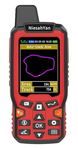 ZL180 Handheld GPS for Surveying, High Precision Rugged Land Surveying Equipment for Ranches, Garden, Farmland and Parking Area Distance Measuring