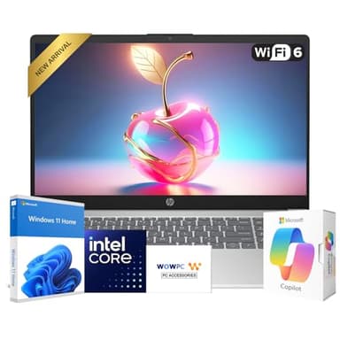 HP New Generation 15.6" FHD Business AI Laptop, Intel Core 7 150U(10 Cores, Up to 5.4 GHz), 16GB RAM, 512GB PCIE, Microsoft Copilot, Bluetooth 5.4, Ultra Quiet Design, Long Battery Life | Windows 11