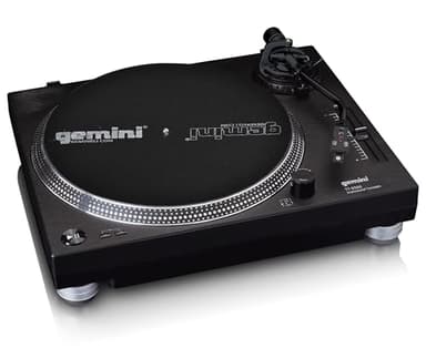 Gemini Direct Drive Turntable with USB and Built-in Preamp | 33 45 78 RPM | Vinyl Record Player for Home with Digital Recording (TT-5000)