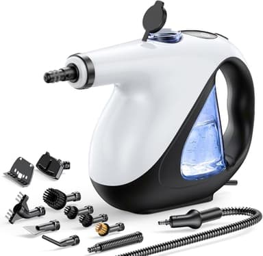 ADICOM Handheld Steam Cleaner for Home 3s Instant Heat-Up No Need to Wait, Upgrade 2 LB Light Weight Easy Refill Portable Steamer Cleaner for Furniture Couch Grout Walls Kitchenware Cleaning