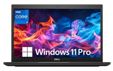 Dell Latitude 7490 14" Laptop Computer, Intel Core i7-8650U, 16GB DDR4 RAM, 512GB SSD, Backlit Keyboard, HDMI, Type-C, Windows 11 Pro (Renewed)