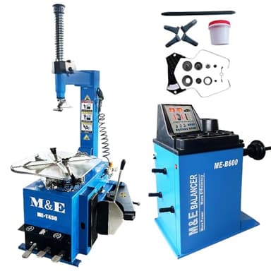 KATOOL ME-T450/B600 Tire Changer Machine and Wheel Balancer Combo Machine for Tire Repair Wheel Change Garage Shop Equipment