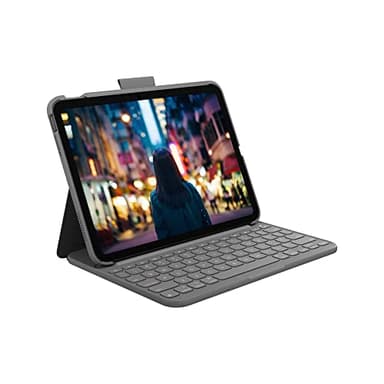 Logitech Slim Folio Keyboard Case for iPad (10th gen & A16) with Integrated Bluetooth Wireless Keyboard