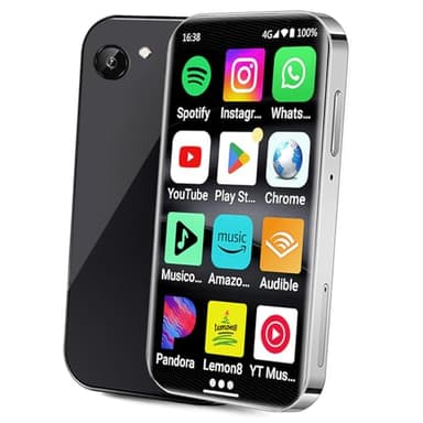 256GB MP4 Player with Bluetooth and WiFi 4G LTE, Android MP3 Player with Spotify YouTube and Amazon Music, Portable MP3 MP4 Player with Google Play Store,APPS,Camera,Radio,OTG,Music Player