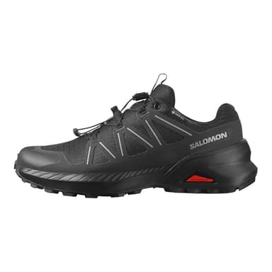 Salomon Women's Speedcross Peak Gore-Tex Trail Running Shoe, Waterproof All-Terrain Performance for Hiking & Long Trail Sessions - Black/Black/Phantom - 8.5 Medium