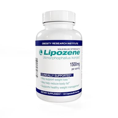 Lipozene Weight Loss Supplement, Clinically Proven Konjac Root Fiber Blend