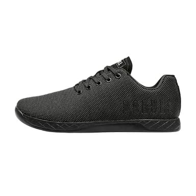 NOBULL Women's Outwork Shoe | Weightlifting & Powerlifting Athletic Shoes, Flat & Stable Support, Carbon Rubber Grip Sole, Triple Black,7