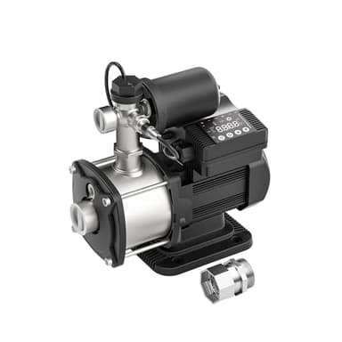 AIDPATH Whole House Water Pressure Booster Pump 86PSI, Automatic Variable Speed & Power, Constant Pressure for Home, Shower, Irrigation, 115V, 1" NPT, Stainless Steel Impeller & Volute