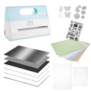 Joelver Maker Portable Automatic A4 Die Cutting & Embossing Machine for Arts & Crafts, Scrapbooking & Cardmaking,9” Opening（110v with US Plug）