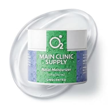 Main Clinic Supply Nasal Moisturizer Gel for Dry Nose Relief | Hydrating Nasal Gel for Dryness, CPAP Users, Oxygen Therapy Moisturizer | for Nosebleeds, Cannula Use
