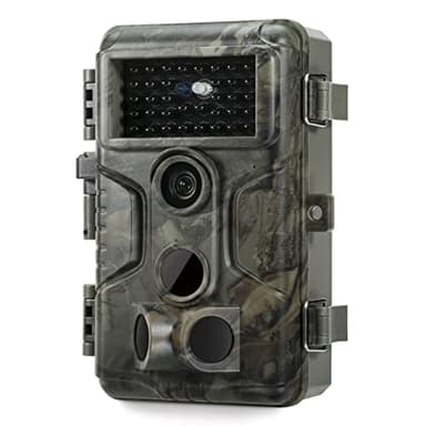 GardePro A3S Trail Camera (Non-Cellular, Non-WiFi), Enhanced Low-Light Performance, 64MP Photo & 1296P HD Video, 0.1s Trigger, 100ft No-Glow Night Vision, Motion Activated Wildlife Camera