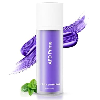 AFD Prime V34 Purple Toothpaste Color Corrector for Teeth Whitening, Purple Toothpaste to Neutralize Yellow Tones, Peroxide-Free, Enamel-Safe, Mint Flavor, for Daily Use