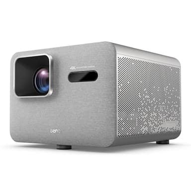 BenQ TK705STi 4K HDR Short Throw Projector, 3000 ANSI Lumens, Google TV, Netflix, Low Input Lag, Auto Image Adjustment, Bluetooth, HDMI 2.1, 150" Big Screen, MEMC, HDR10+, Compact Living Room Setup