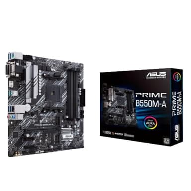 ASUS Prime B550M-A WiFi II AMD Micro ATX Motherboard with PCIe 4.0, WiFi 6, ECC Memory, HDMI 2.1, RGB Header