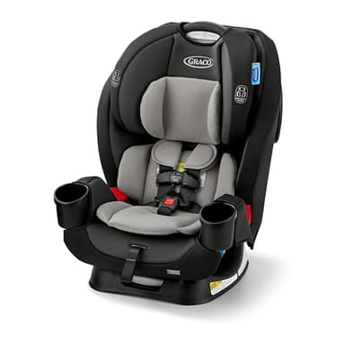 Graco TriRide 3-in-1 Convertible Car Seat - Highback Booster, Forward & Rear Facing Modes, Suitable from Newborn to Preschooler, Perfect for Long Journeys in Redmond Color