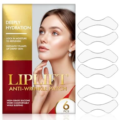 Anti Wrinkle Patches for Lip,Smoothing Fine Lines&Wrinkles,Silicone Patches for Smile Lines,Overnight Lip Wrinkle Care