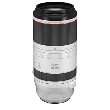 Canon RF100-500mm F4.5-7.1 L is USM Lens, Super-Telephoto Zoom Lens, Compatible with EOS R Series Mirrorless Cameras, White