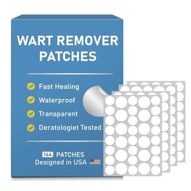 FEDOLOY Wart Remover Patches, Quick and Effective Hydrocolloid Waterproof Skin Care Stickers for Men & Women, 1 Box