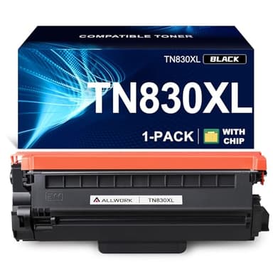 TN830XL Toner Cartridge Compatible Replacement for Brother DCP L2640DW L2647DW HL L2420DW L2460DW L2460DWXL L2465DW L2467DW L2480DW L2865DW MFC L2820DW L2900DWXL L2980DW (1 Black) High Yield