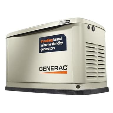 Generac Guardian 24kW Home Standby Generator - Automatic Whole House Backup Power for Storms, Emergencies, and Outages, WiFi Enabled, Runs on Natural Gas or Liquid Propane, Quiet Operation