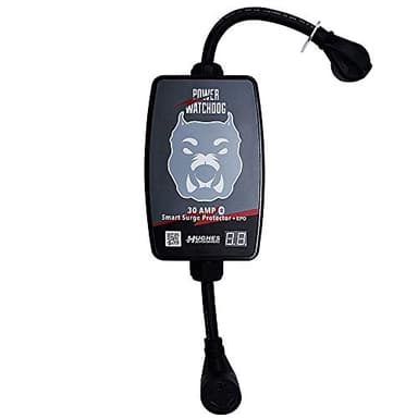 Power Watchdog Smart RV Portable Surge Protector 30 Amp - Patented Bluetooth Connectivity - Monitor Voltage/Amperage/Wattage - Replaceable Module - IP65 Water-Resistant