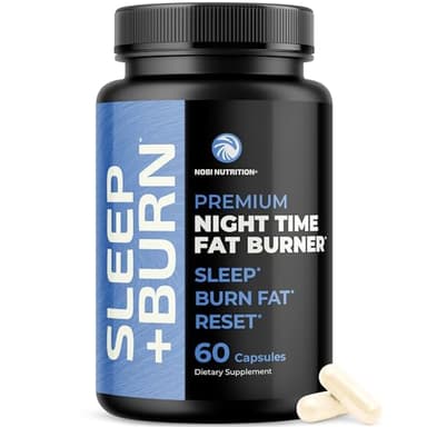 Night Time Fat Burner to Shred While You Sleep | Belly Fat Burner, Carb Blocker & Weight Loss Support Supplements | Lose Weight, Support Metabolism & Fall Asleep Fast | 60 Nighttime Diet Pills