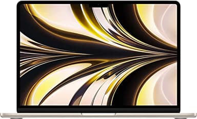 Apple 2022 MacBook Air Laptop with M2 chip (13.6-inch, 8GB RAM, 256GB SSD Storage) Starlight (Renewed)