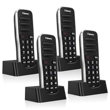 Intercoms Wireless for Home, 1 Mile Long Range for House Business Office, Handheld Room to Room Communication System, Rechargeable Loud & Clear 10-Channel Anti-Interference Intercom System