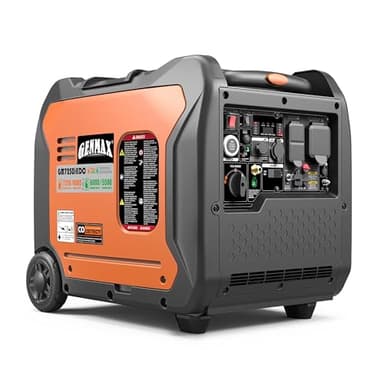 GENMAX Portable Generator, 7250W Super Quiet Dual Fuel Portable Engine with Parallel Capability, Remote/Electric Start, Ideal for Home backup power.EPA &CARB Compliant (GM7250iEDC)