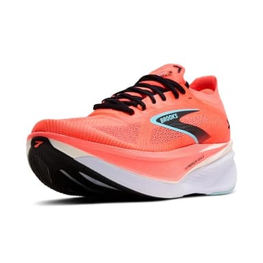 Brooks Men's Hyperion Max 3 Neutral Running Shoe - Fiery Coral/Black/Atomizer - 11.5 Medium