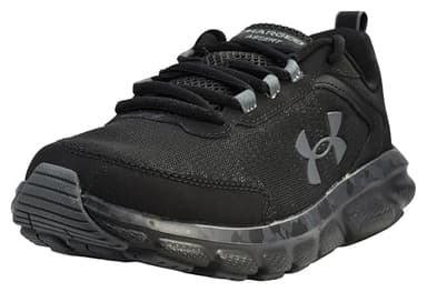 Under Armour Men's Charged Assert 9 Camo, Black/Black/Pitch Gray, 11 US