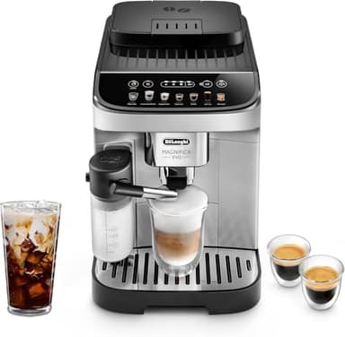 De'Longhi Magnifica Evo Espresso Machine with Automatic Frother, 7 Recipes, ECAM29084SB (Renewed)