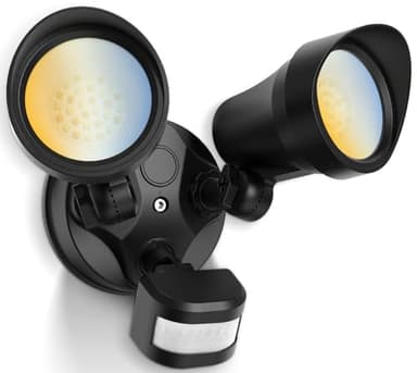 ALUSSO Motion Sensor Outdoor Lights, 30W 3500LM Flood Lights Outdoor 120V, 3 Modes (Dusk to Dawn/Auto/On Time), 3CCT 3000K/4000K/6500K Waterproof Hardwired Security Light ETL Listed for Porch, 1PC