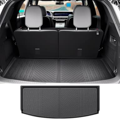 Qyebbk Trunk Mat for 2020-2025 Ford Explorer Rear Cargo Mat All Weather TPE Protector Trunk Liner Accessories