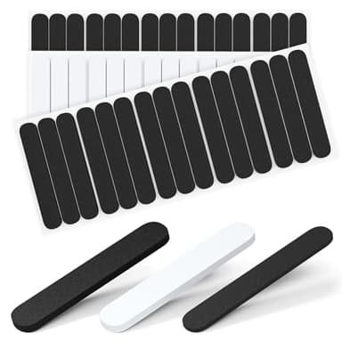 Allgawise (Pack of 45 Hat Size Reducer, Hat Sizer Reducer Insert, Make Smaller Sweatband, Self Adhesive Resizer Foam Tape for Hat Cap, Black and White