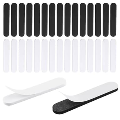 Sloewui Hat Size Reducer,30 Pack Hat Sizing Tape,Foam Tape for Hats to Make Smaller - Adjustable Hat Fitters Inserts for Cowboy,Western,Panama & Straw Hat (Black + White)​