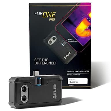 Flir One Pro - Thermal Imaging Camera for Android Smartphones (USB-C), 480x360 Super Resolution (160x120 Native IR)