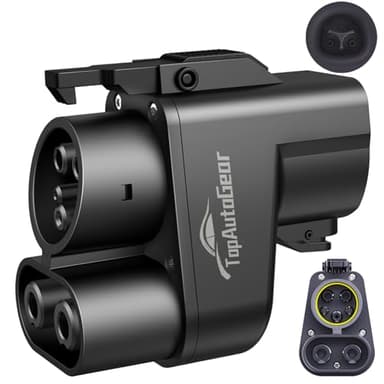 TopAutoGear Tesla Charger Adapter，NACS to CCS Adapter for EV Charging at Tesla Supercharger Stations - Fast DC Charging Tesla to CCS Adapter for Ford and Rivian EVs
