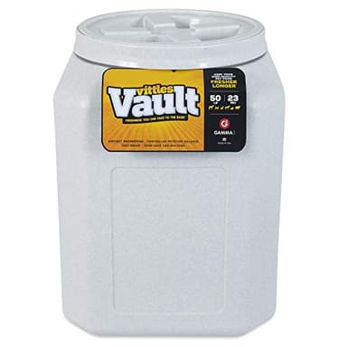 Gamma2 Vittles Vault Pet Food Storage Containers - Sealed Dog and Cat Food Storage Container, Fits up to 50lbs, Made in the USA - [14"L x 20"H]