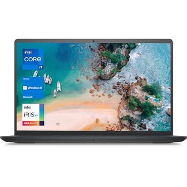 Dell Inspiron 3520 15.6" FHD Laptop, Intel Core i7-1255U Processor, 64GB RAM, 1TB SSD, Webcam, HDMI, SD-Card Slot, Wi-Fi 6, Windows 11 Home, Black