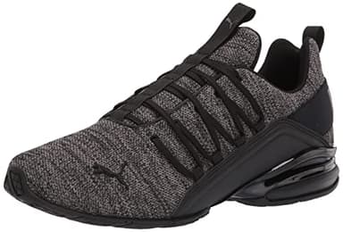 PUMA Mens Axelion Cross Trainer, MULTI PUMA Mens Black-CASTLEROCK, 10.5