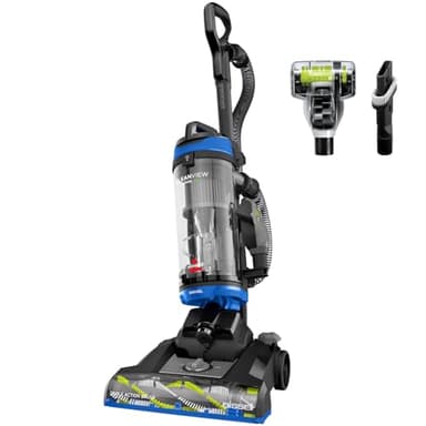 Bissell CleanView Swivel Vacuum with Triple Action Brush Roll, Swivel Steering, Extension Wand, Easy-Empty Dirt Tank, Multi-Cyclonic Suction System