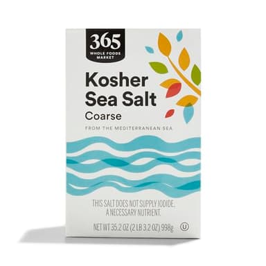 365 by Whole Foods Market, Kosher Sea Salt, Coarse, 2.2 lb