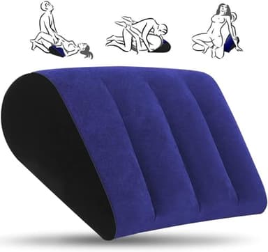 Newly Bed Pillow, Inflatable Pillow for Couples Soft Portable Positioning Triangle Sofa Pillow Body Positioners Cushion Sex Things for Couples Sweater CZ0506-ZT01